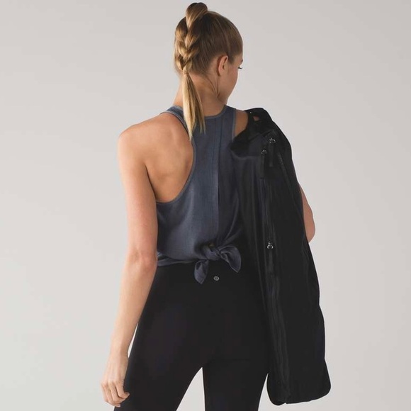 Lululemon All Tied Up Tank *Tencel, Deep Navy - Picture 3 of 9